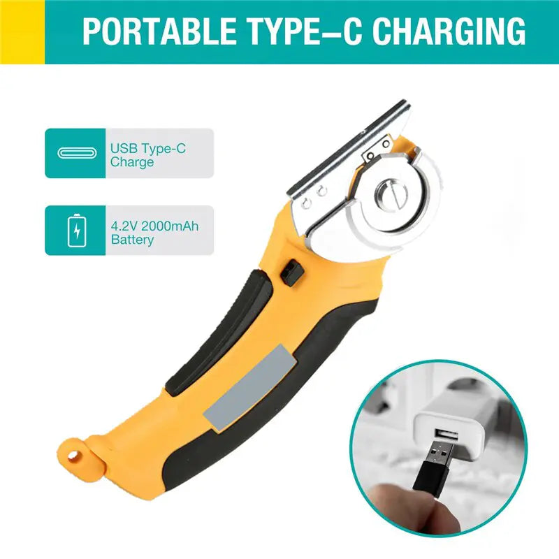 Rechargeable Electric Cordless Rotary Cutter